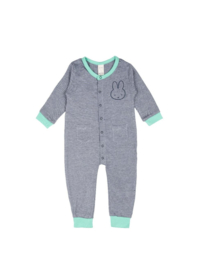 Nijntje onesie blauw gestreept maat 62/68