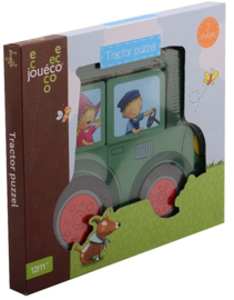 Fien en Teun puzzel tractor