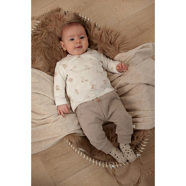 Feetje broek brown melange - The Cuddle Company