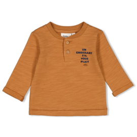 Feetje club croissant shirtje camel maat 56