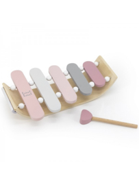 Label Label xylophone roze