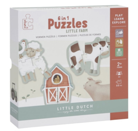 LD little farm 6 in 1 puzzel