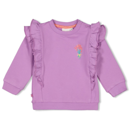 Feetje sweater ruches - Picknick perfect