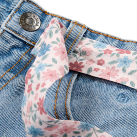 LD denim broek met ceintuur