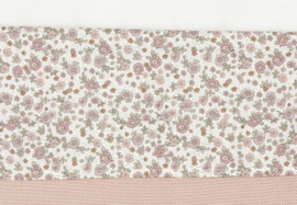 Jollein ledikantlaken retro flowers