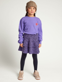 LOOXS t-shirt Lila krinkel jersey