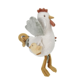 LD activiteitenknuffel kip 25cm little farm