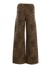 LOOXS Wide leg Denim Leopard