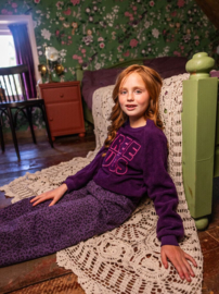 LOOXS Sweater Teddy Fleece Aubergine