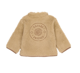 LD teddy vest - Safari