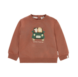 LD sweater dessert red