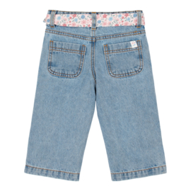 LD denim broek met ceintuur