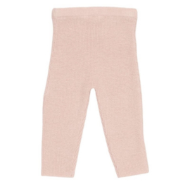 Little Dutch gebreide broek soft pink - 68