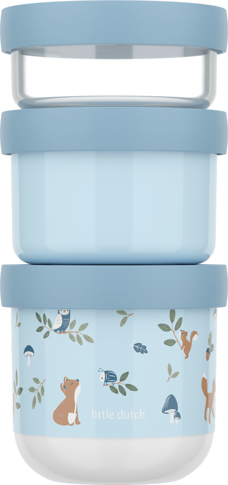 LD x Mepal snackbox - 3 delige set Forest Friends
