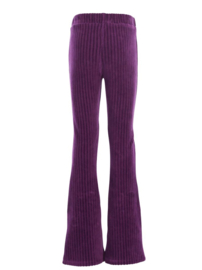 LOOXS Flared corduroy broek Aubergine