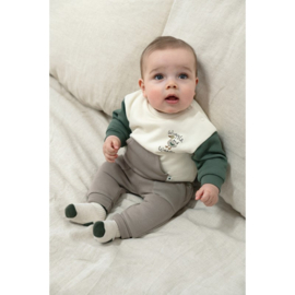 Feetje broek grey / beige - Wiggle and Waggle