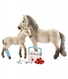 Schleich EHBO set en IJslandse paarden