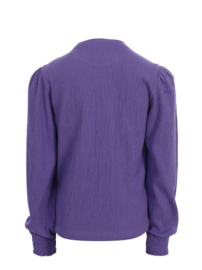 LOOXS t-shirt Lila krinkel jersey