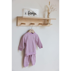 Feetje wafel pyjama lila