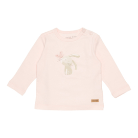 LD shirt pink bunny en butterfly maat 62