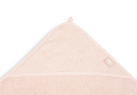 Jollein badcape badstof 100x100cm - pale pink