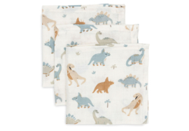 Jollein hydrofiele monddoekje roarsome - 3 pack