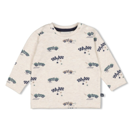 Feetje shirtje all-over print Let's Go