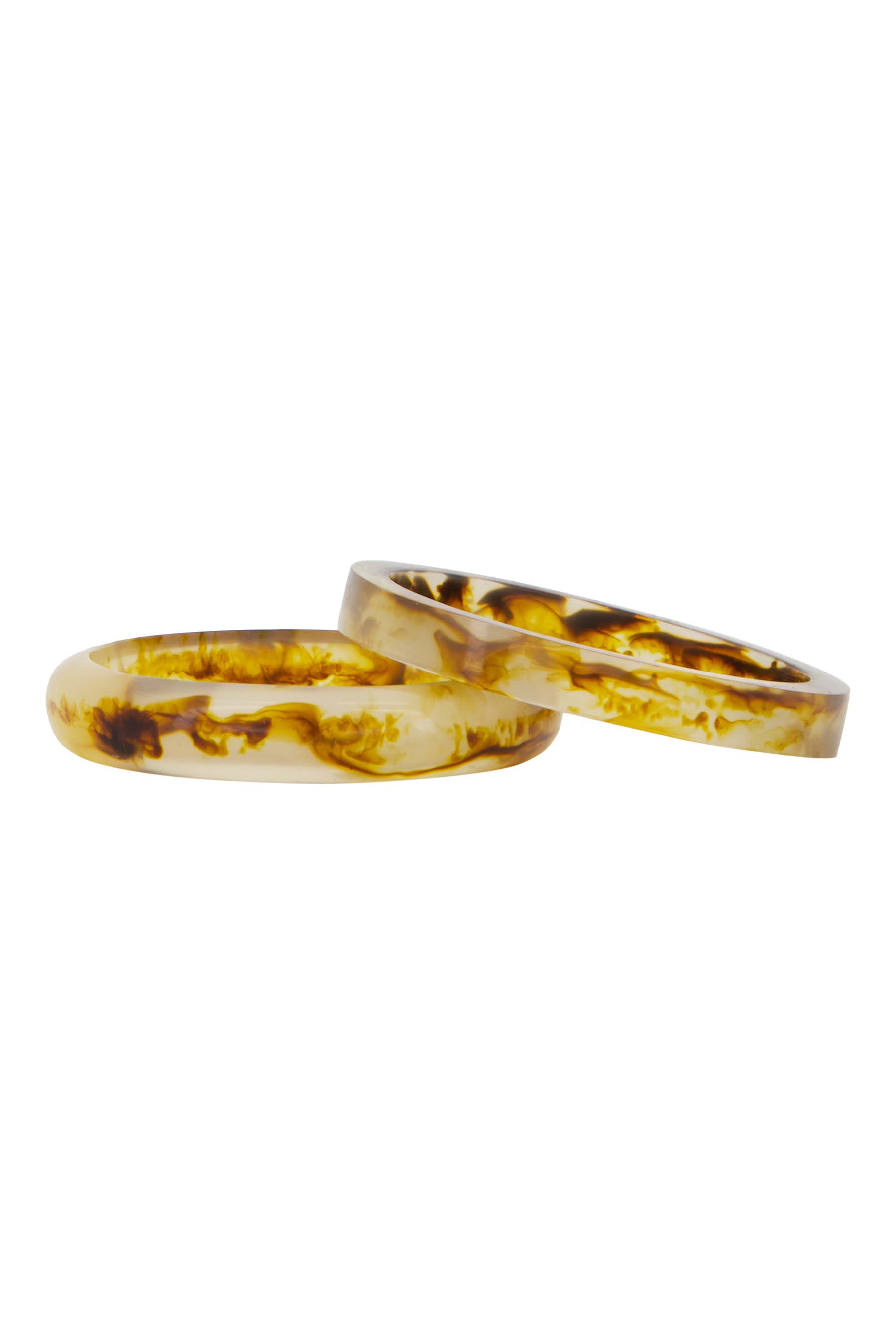 set van 2 resin armbanden