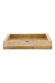 SERVETHOUDER HOUT HARTJE 12,5 X 12,5CM - ZUSSS