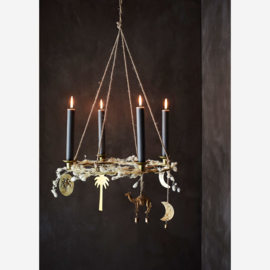 ROUND HANGING CANDLE HOLDER
