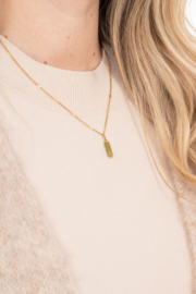 KETTING MET CHLORIET HANGERTJE GOUD - ZUSSS