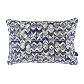 WOVEN GEOMETRIC BLUE 40 X 60 - POM AMSTERDAM