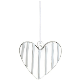 GLASS HEART HANGER SMALL