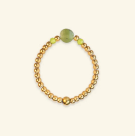 OLIVE FACET RING - MABLE