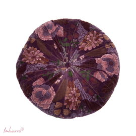 Rond kussen maye purple