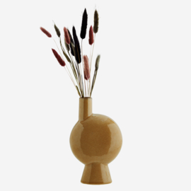 STONEWARE VASE MUSTARD