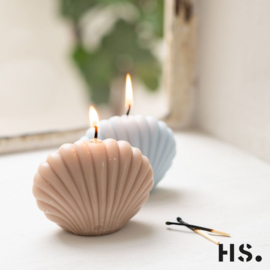 CANDLE SHELL BLUE