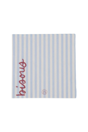 SERVETTEN BISOUS KUSSS STREEP 12,5 X 12,5 CM - ZUSSS