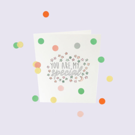 CONFETTI CARD BABY 'YOU ARE MY SPECIAL' - THE GIFT LABEL