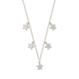 FIVE STAR SILVER NECKLACE - ORELIA