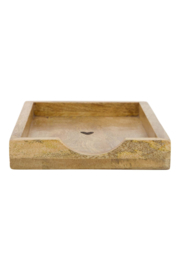 SERVETHOUDER HOUT HARTJE 11 X 20CM - ZUSSS