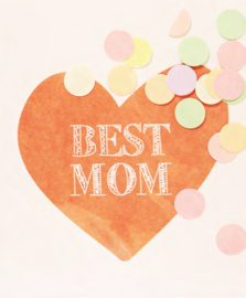 CONFETTI CARD BEST MOM - THE GIFT LABEL