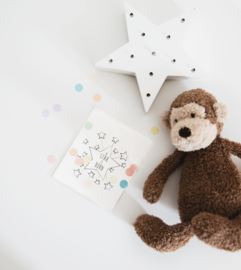 CONFETTI CARD A STAR IS BORN  - THE GIFT LABEL