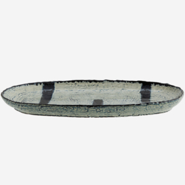 OVAL STONEWARE PLATTER 33CM