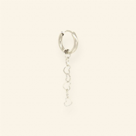 LITTLE HEARTS OORBEL ZILVER - MABLE