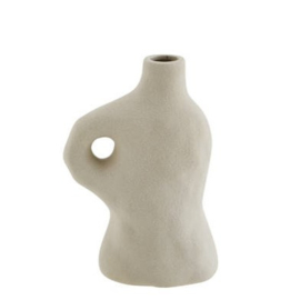 STONEWARE VAAS GREIGE - MADAM STOLTZ