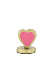 KAARTENSTANDAARD METAAL HARTJE ROZE GOUD - ZUSSS