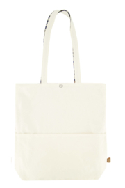 KATOENEN SHOPPER MET PRINT ZAND - ZUSSS