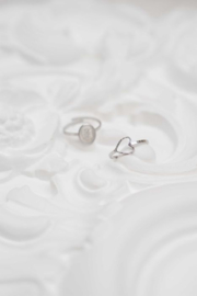 RING HARTJE ZILVER - ZUSSS