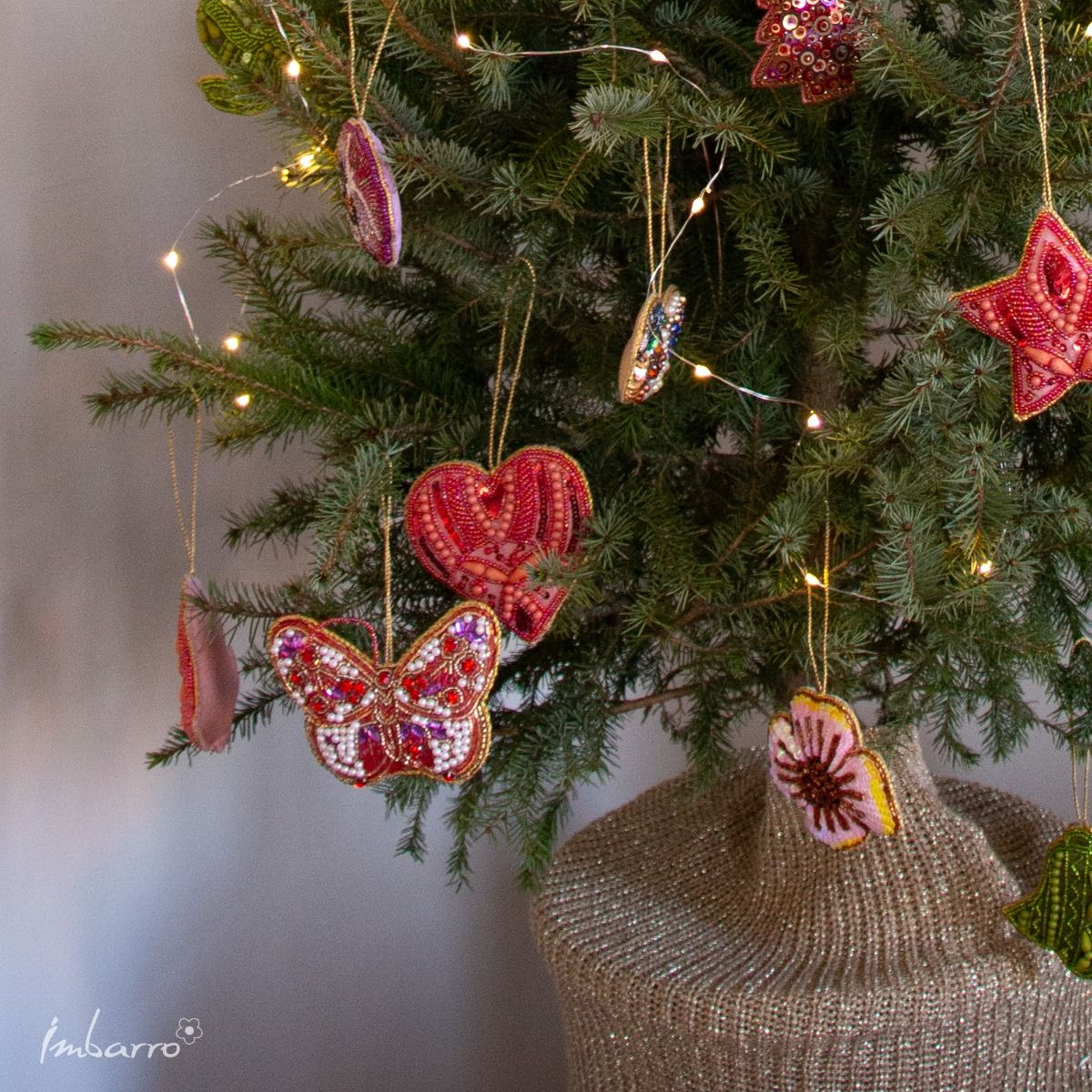 Sparkle butterfly red